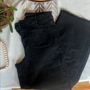 Oat New York Black Straight Leg Jeans